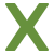 icône X